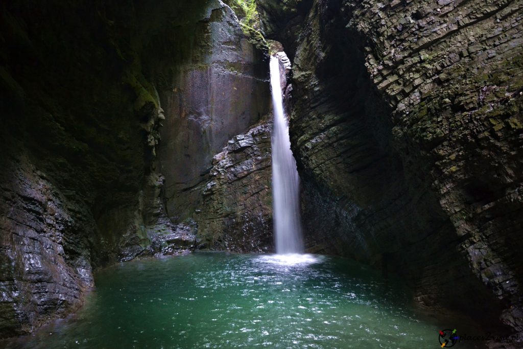 Słowenia co zobaczyć, wodospad Wielki Kozjak