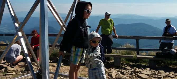 Tarnica – zdobyta przez dzieci Tarnica – zdobyta przez dzieci