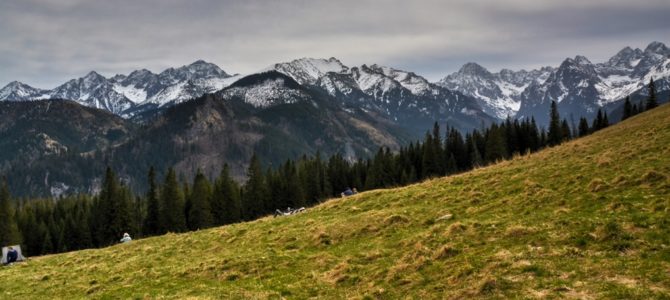 Rusinowa Polana wiosną Rusinowa Polana wiosną