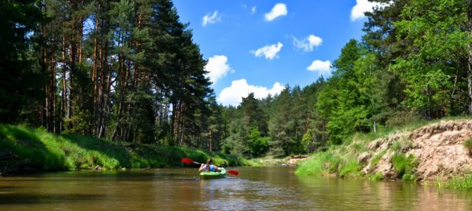 Kajaki na rzece Mała Panew Kajaki na rzece Mała Panew