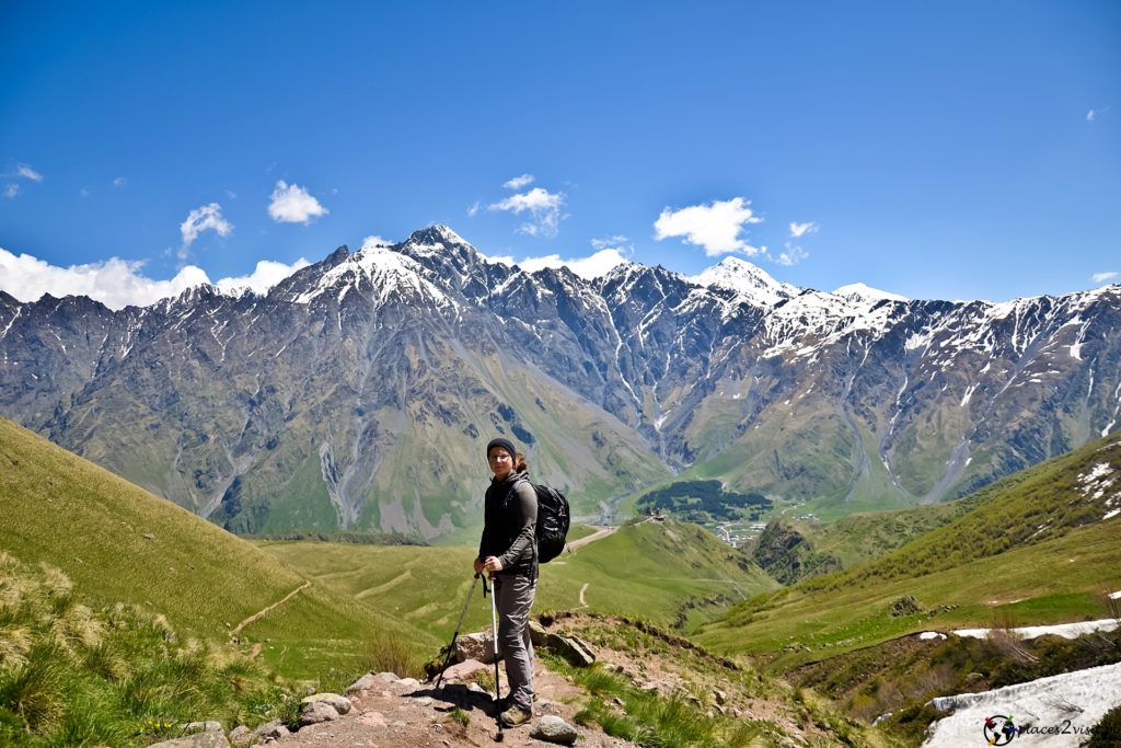 W drodze na Arsha Pass. Gruzja