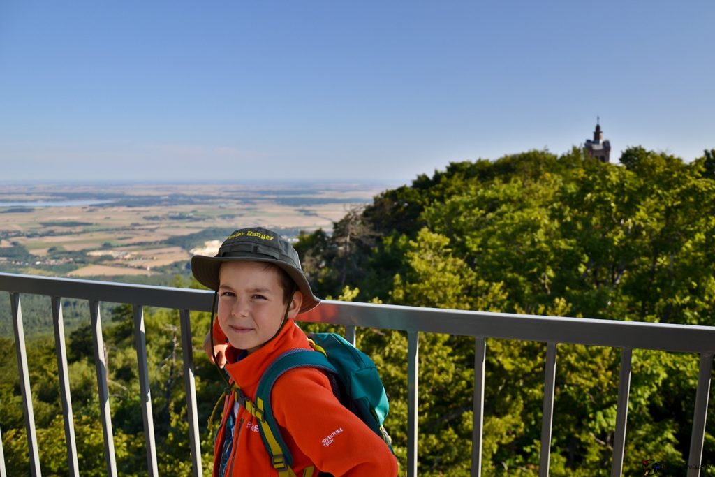 Ślęża. Panorama z wieży widokowej.