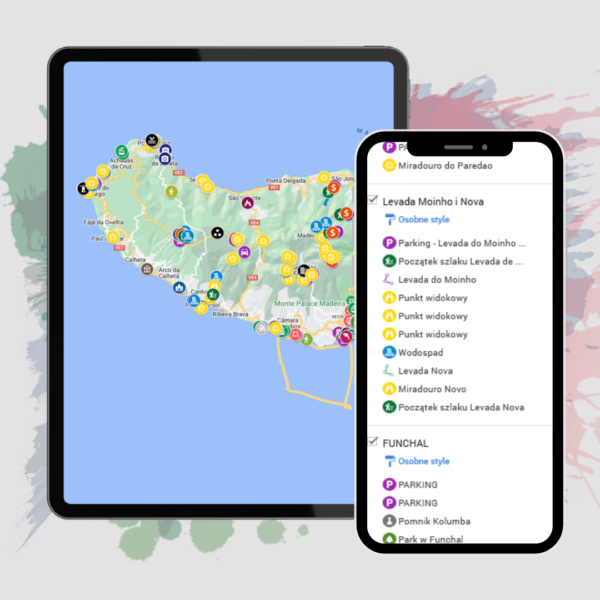Madera mapa atrakcji